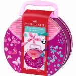 Imagem do produto MARCADOR CANETA FELTRO FABER CASTELL CONNECTOR MALA BORBOLETAS 33UN