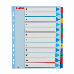 Imagem do produto SEPARADORES A4 EXTRA LARGO CARTOLINA REGRAV&Aacute;VEL (1 A 12)