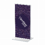 Imagem do produto EXPOSITOR PORTA FOLHETOS ACRILICO 1/3 A4 EM T VERTICAL