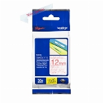 Imagem do produto FITA LAMINADA 12MMX8MTS TRANSPARENTE/VERMELHO