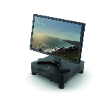 Imagem do produto SUPORTE TV/MONITOR EWENT SUPORTE MONITOR MESA ECR&Atilde;S C/GAVETA PRETO